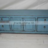 blue living room cabinet/chinese antique furniture kang table