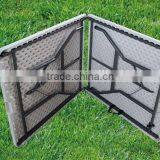 6 ft Rectangular Plastic Folding In Half Table,Plastic Foldable Table,HY-Z183 thumbnail-1