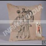 Vintage European Design Cushion, Vintage Cushion thumbnail-1