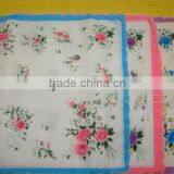 White Cotton Embroidered Cheap Handkerchief thumbnail-3