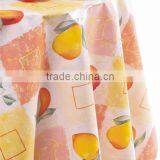 Fruits Design PVC Table Cloths With Non-woven or Flannel Backing for Home