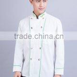 2015 Double -breasted White Chef Cooking Uniform thumbnail-4