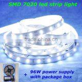 Super Bright Warm White DC 12V 72 Leds Rigid SMD Led Strip 7020 thumbnail-1