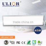 CE RoHS FCC Shenzhen Commercial and Household LED Panel Lighting ULIOR DLC 1200x300 40w Led Panel 4x1 Led Ceiling Panel Lamps thumbnail-1