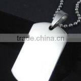 Low Price Dog Tag Pendant Hot Sales Customize Fashion Dog Tags High Quality Blank Dog Tags