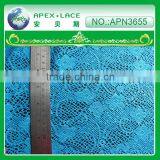 100 Polyester Mesh Fabric for t Shirts/polyester Lace Fabric for Girls Flower Lace Dress-APN3655