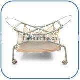 Stainless steel Baby Bassinet,Foldable Baby Bassinet,Comfortable Baby Bassinet with mosquio net