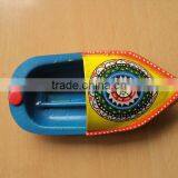 Pop Pop Boats Hand Painted Mandala