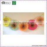 New Style Halloween Party Decorations Handmade Tissue Paper Fan