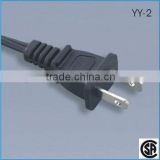 CUL canada standard power cord plug 3pin plug