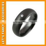 Fashion Black Colour Rings For Lovers Wholesale PGRG0064 thumbnail-3