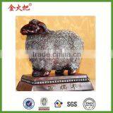 Chinese Resin Sheep Design Craft, Home Decor,mascot for Wealth and Luck thumbnail-1