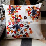 Ready 100%cotton canvas towel embroidered decorative cushion covers, sofa covers