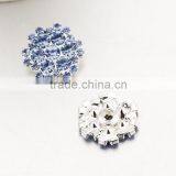 Blue Color Rhinestone Button,new Fashion Rhinestone Button,metal Buttons