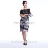 Hot Sale 2016 Lace off Shoulder Sexy Fashion Women Dress for Party thumbnail-5