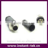 INST IP67 M12 5pin Male Plug IP67 Female Socket thumbnail-3
