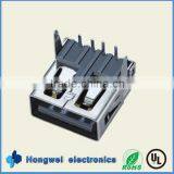 DIP Right Angle USB A 2.0 Female Connector for Reveal Head Devices