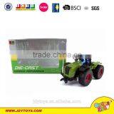 Hot selling 1:43 metal pull back toy tractor with light & music,good quality die-cast toy tractor,toy tractor