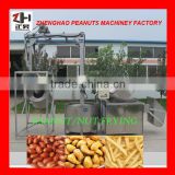 high quality peanut continuous frying machine