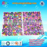 4c printing customized design glitter adhesive label paper, glitter cardstock paper, scrapbook glitter paper