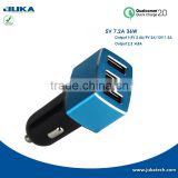 dc 12v-24v input 3 port usb car charger for car cigaretter lighter , multiple car charger for iphone ipad