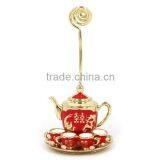 Double Happiness Place Settings/Card Place Holder Made of Alloy, for Party