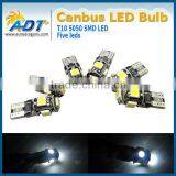 T10 194 CAN-Bus LED Bulb - 5 SMD LED Bulbs Light