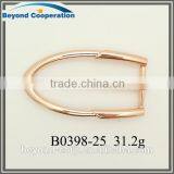 High-class Lady 25mm Half-ellipse Gold and Nickel Plated Pin Buckle thumbnail-6