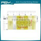 Security Paper Sticker With Hot Stamping Hologram thumbnail-1