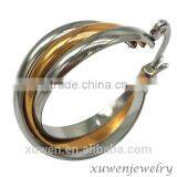 Bulk Wholesale Stainless Steel Fashion Gold Plated Earring