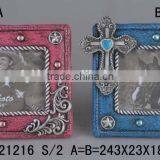 Cowboy Photo Frame Polyresin Home Decor Series thumbnail-5