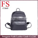 leatherette large capacity fashion backpack for business man
