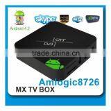 Android Dvb-t2 tv Box Amlogic 8726-mx 1G 8G Android 4.2 OS Dual Core tv Box thumbnail-4