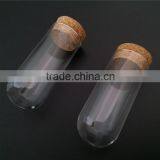 Round Bottom Design Custom Size Reserved Clear Glass Test Tube With Cork Lid thumbnail-4