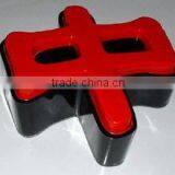 Thermoformed LED Letter Sign-Surface Illuminated Painted Sheet Metal Side, Vacuum Formed Letter, LED Lit Sign