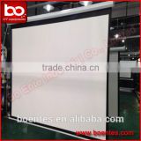 Matte White Ceiling&Wall Mount Projection Motorized Screen with Remote Control