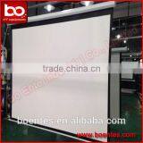 Matte White Wall Mounted Motorized Projection Screen/Ceiling Electrical Projector Screen thumbnail-5