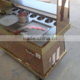 Frozen Yogurt Fruit Ice Cream Rolls Making Machine With Real Fruit thumbnail-4