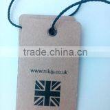 Kraft Hang Tags With Eyelets UV Handling Logo Printing thumbnail-2