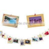 Wall Deco DIY Paper Photo Frame With Mini Clothespins thumbnail-3