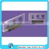 Print Countertop Acrylic Restaurant Table Signs Tabletop Sign Design for Hotel Cheap Custom Made in Shenzhen