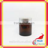 Fast Selling Amber Glass Cream Jar With Skin Care Jar thumbnail-3