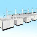 Corrosive Resistant Lab Wooden Island Bench With Knee Space & Wooden Tool Cabinets in Lab Furniture thumbnail-1