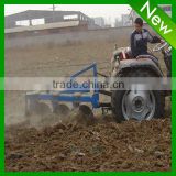Tractor mounted 3 blade plough hoe machine