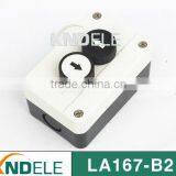 Flat Push Button With Arrows Mark in Control Box