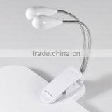 8 LED Rechargeable Flexible Arm Lamp Reading Light Book Light for Wholesale on Amazon