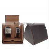 Chinese Factories Wholesale Custom High-grade Leather Watch Box, Brown Beautiful Gift Box