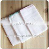 100% Cotton White Printed Gauze Muslin Square