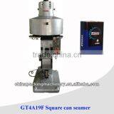Square can sealing seamer machine