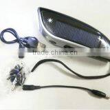 New Design Crank Emergency Mobile Charger Solar Torch Lamp thumbnail-3